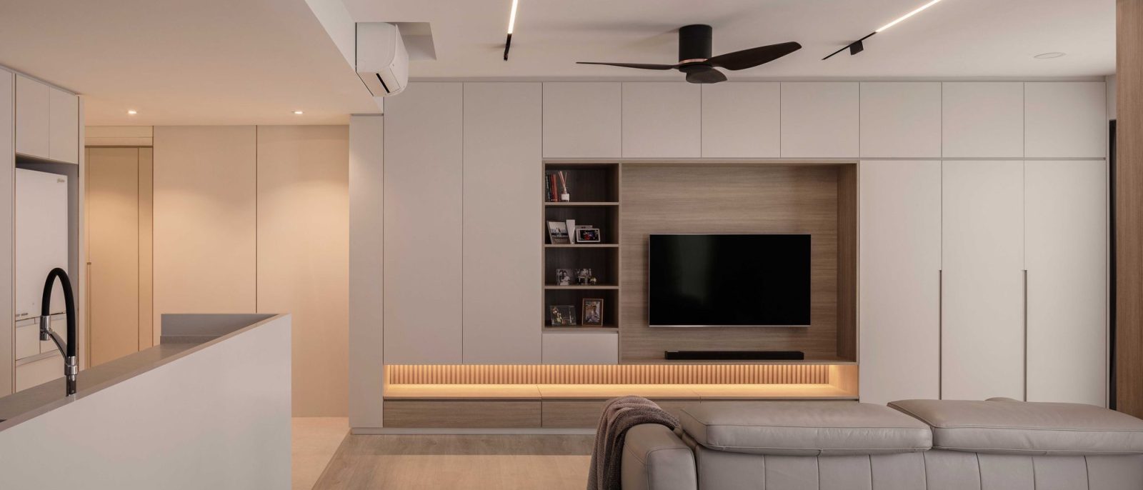 A finished Form & Space interior, showcasing the studio's design-and-build work.
